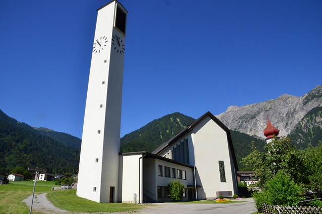 Neue Kirche Vandans, Pfarre zum Hl. Johannes dem T?ufer, 02. August 2013
