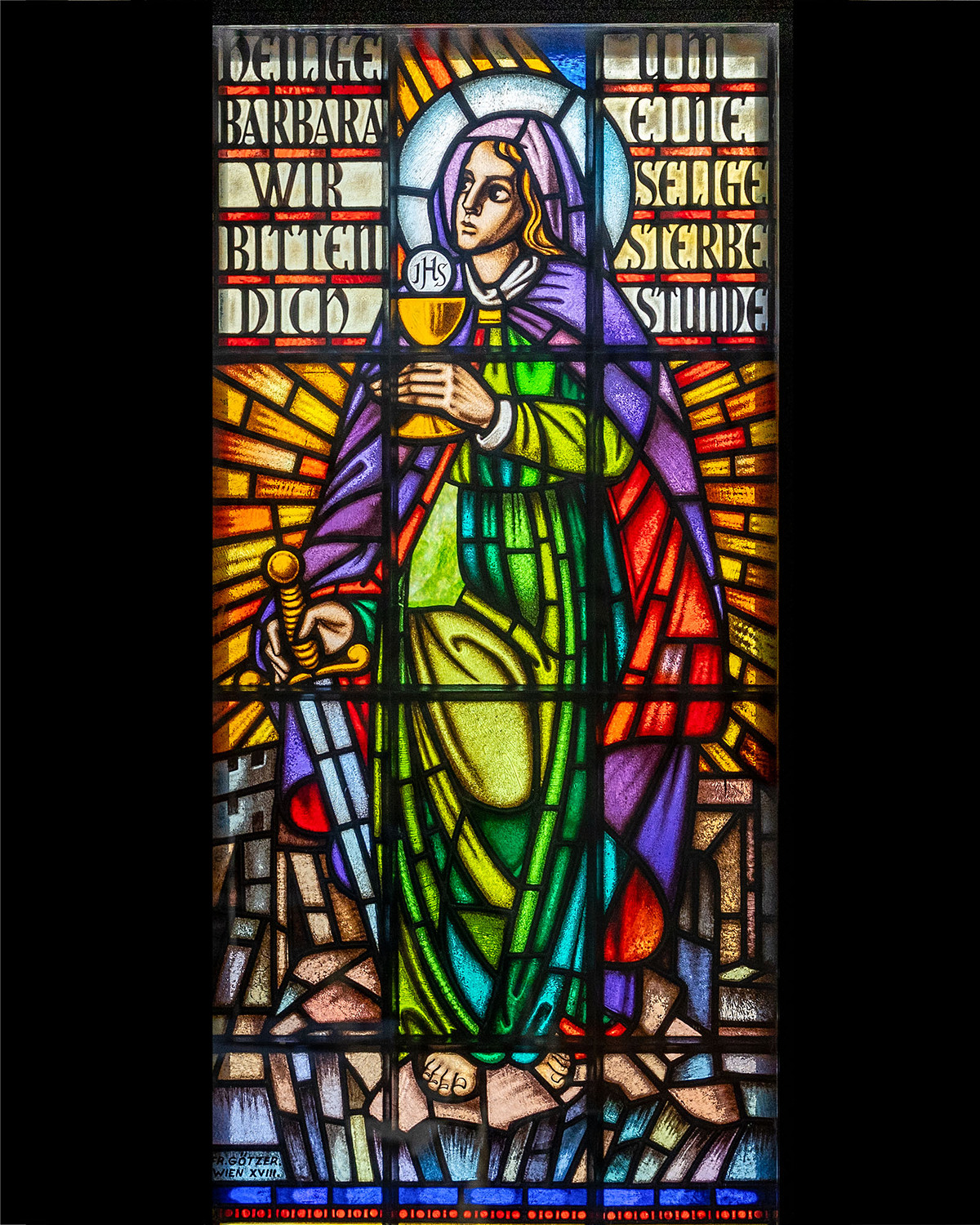 Heilige Barbara / Erzdiözese Wien/ Schönlaub Pfarre Währing St. Gertrud