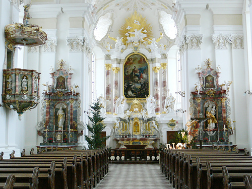 Andreas Praefcke - Wikimedia Commons / Klosterkirche Sießen