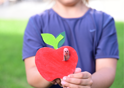 Der Wurm im Apfel / KBW / Franziska Fussenegger-Kneifel