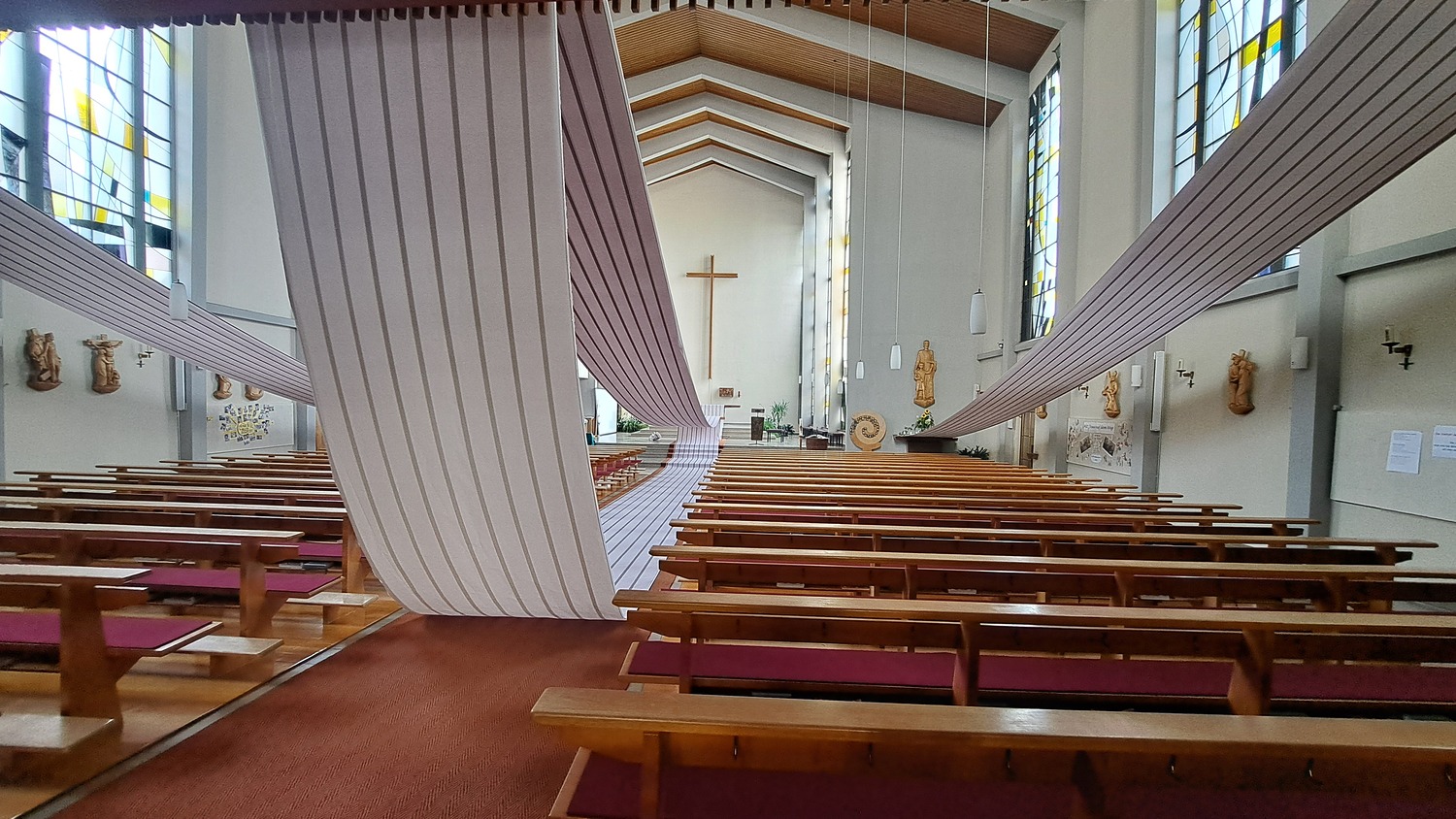 Erstes Arbeiten in und mit dem Kirchenraum