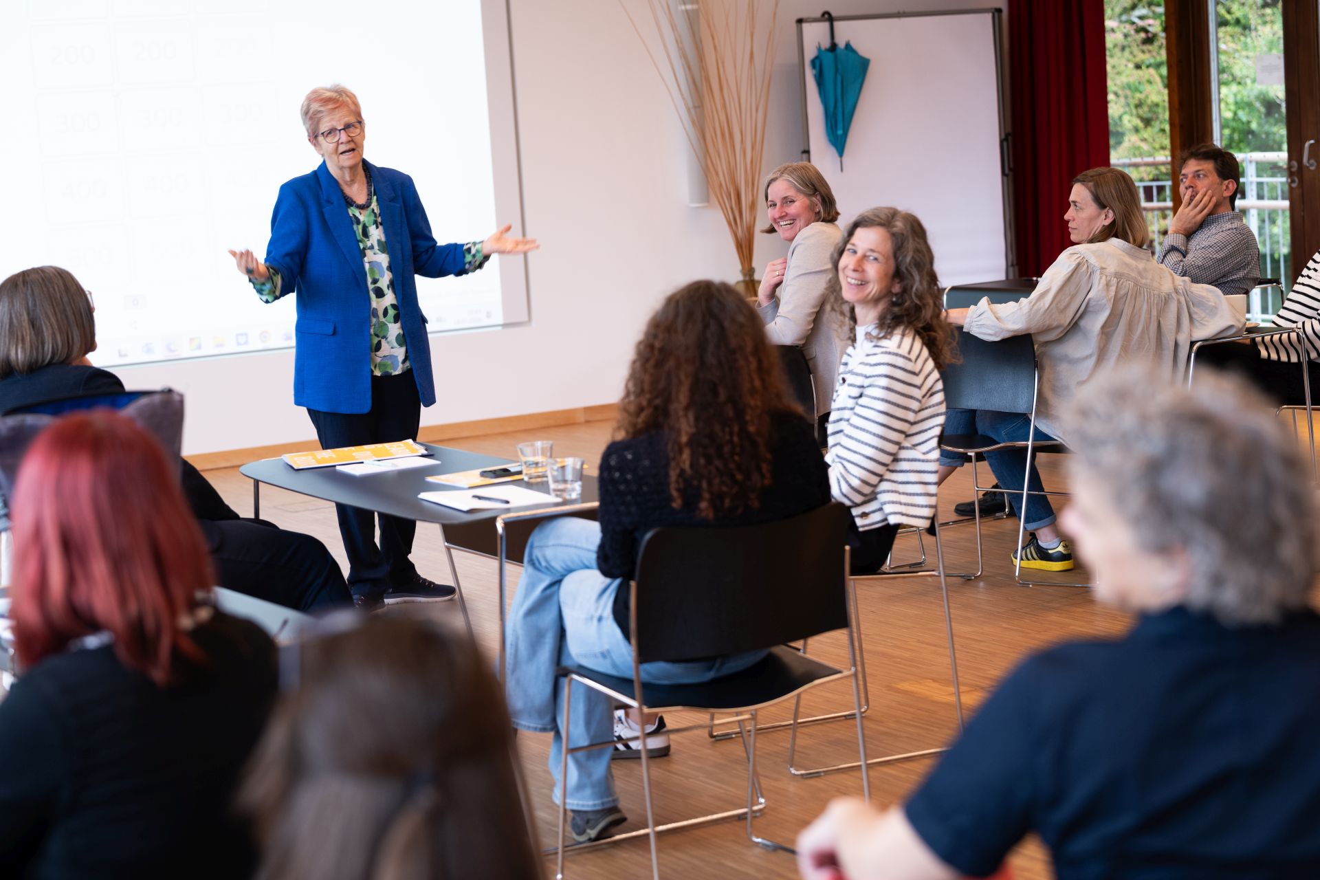 Tagung Katholische Bildungswerke Österreichs in Arbogast Mit Marlies Enenkel-Huber, Petra Steinmair-Pösel, Marlis Schedler (Referentin)