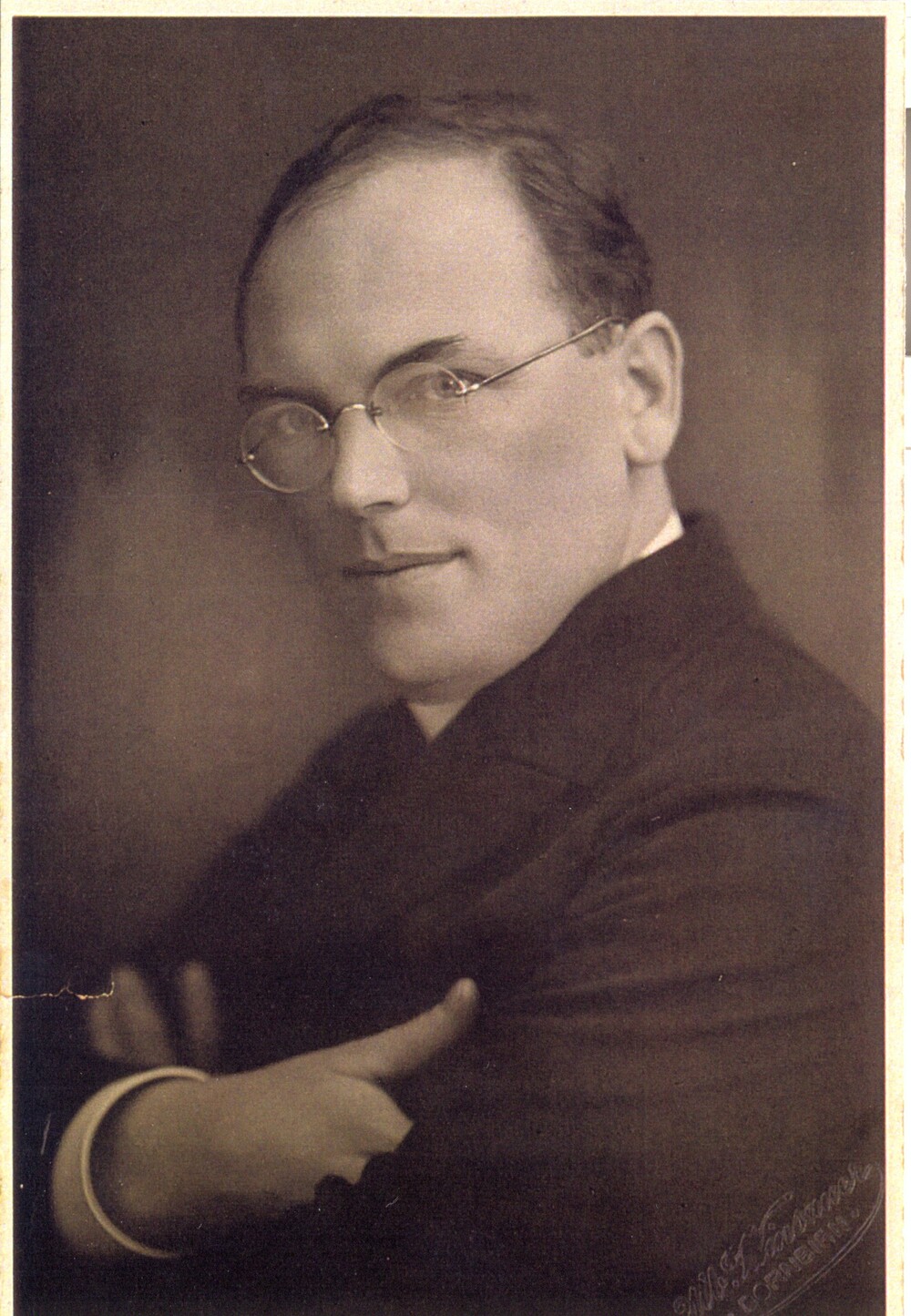 Carl Lampert als Provisor des Fr?hmessbenefiziums von St. Martin in Dornbirn.